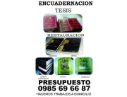 ENCUADERNACION E IMPRESION PROYECTO -TESIS