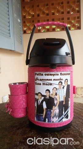 TERMO FORRADO DE ACERO INOXIDABLE (AGUA FRIA Y CALIENTE) | Clasipar Otros en hogar, muebles y jardín - TERMO FORRADO DE ACERO INOXIDABLE (AGUA FRIA Y CALIENTE)