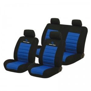 Forro para asiento de carro good negro azul