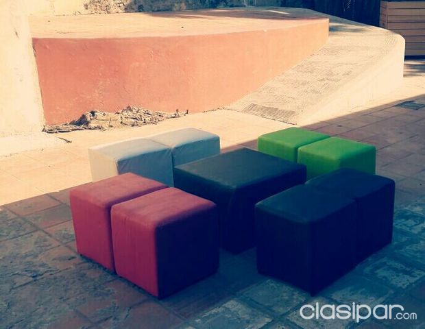 alquiler de puff mesas y sofas al mejor precio (6.000gs a partir de 40 puff) | Clasipar Otros Servicios - alquiler de puff mesas y sofas al mejor precio (6.000gs a partir de 40 puff)