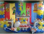 Globo Loco+Decoracion+Payaso+Carita Pintada+Musica...No Cobramos Por Hor@Aaa!!!