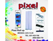 PIXEL PUBLIC OFRECE. ROLL UP 2.00 X 0.85