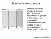 BIOMBO DE 3 PELDAÑOS DE ALUMINIO