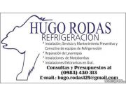 MANTENIMIENTO DE EQUIPOS DE REFRIGERACIÓN 09834303131 HUGO RODAS