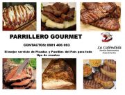 PARRILLERO GOURMET-SERVICIO DE PICADAS Y PARRILLAS