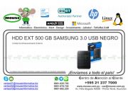 HDD EXT 500 GB SAMSUNG 3.0 USB NEGRO 
