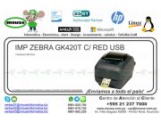 IMP ZEBRA GK420T C/ RED USB