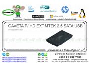 GAVETA P/ HD EXT MTEK 2.5 SATA USB