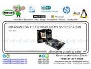 MB ASUS LGA 1151 H170-PLUS D3 S/V/R/DVI/HDMI