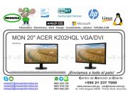 MON 20'' ACER K202HQL VGA/DVI