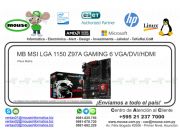 MB MSI LGA 1150 Z97A GAMING 6 VGA/DVI/HDMI