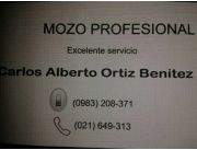 Ofreco servicio de mozo Ofreco servicio de mozo