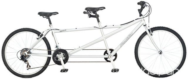 Dualie, bicicleta tándem con ruedas de 26 pulgadas, tamaño único, color azul