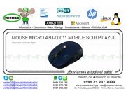MOUSE MICRO 43U-00011 MOBILE SCULPT AZUL