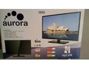 Tv Led Aurora 24 full hd. Nuevos en caja. Envios Gratis. Tv Led Aurora 24 full hd. Nuevos en caja. Envios Gratis.