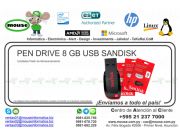 PEN DRIVE 8 GB USB SANDISK