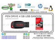 PEN DRIVE 4 GB USB SANDISK