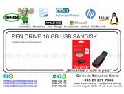 PEN DRIVE 16 GB USB SANDISK