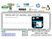 TINTA HP CC 643WL (60) COLOR