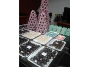 Huevos de Pascua, Mesas de dulces y másCup cakes, Pop Cakes, todo para Eventos