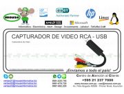 CAPTURADOR DE VIDEO RCA - USB