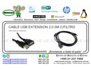 CABLE USB EXTENSION 2.0 5M C/FILTRO