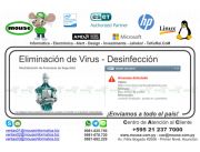 DESINFECCIÓN - ELIMINACIÓN DE VIRUS