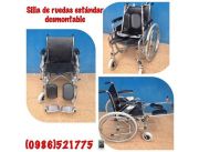 SILLA DE RUEDAS ESTANDAR DESMONTABLE