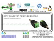 CCTV CONECTOR TIPO P4 DE ENERGIA PARA CAMARAS
