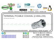 TERMINAL P/CABLE COAXIAL (2 ANILLO)