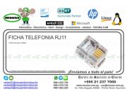 TELEFONIA FICHA RJ11