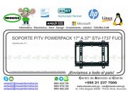 SOPORTE P/TV POWERPACK 17'' A 37'' STV-1737 FIJO
