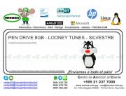 PEN DRIVE 8GB - LOONEY TUNES - SILVESTRE