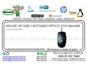 MOUSE HP USB 3 BOTONES OPTICO KY619AAABA