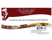 Parrillero Gourmet - El mejor asado!!! La persona de Cumpleaños NO PAGA!!!