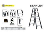 Escalera tijera fibra de vidrio STANLEY LINCOLN S.A. Escalera tijera fibra de vidrio STANLEY LINCOLN S.A.