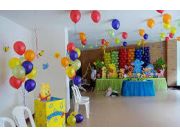 inflados de globos a gas