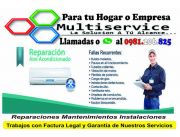 MULTISERVICIOS REPARA E INSTALA TODO TIPO DE AIRES