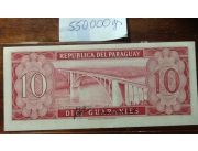 Antiguos billetes de Paraguay y algunos raros vendo en estado excelentes