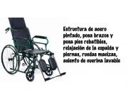 A LA VENTA SILLA DE RUEDA CON RELAJACIÒN