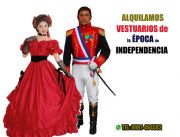 ALQUILER de VESTUARIOS de la ÉPOCA de la INDEPENDENCIA