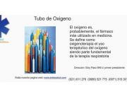 Venta y alquiler de tubos de oxígeno medicinal