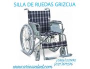 A LA VENTA SILLA DE RUEDAS DE ALUMINIO GRISCUA!!!