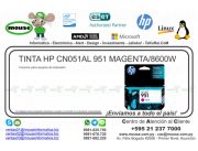 TINTA HP CN051AL 951 MAGENTA/8600W