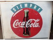 Coca cola cartel de metal especial para despensa vendo