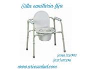 Venta de silla sanitaria fija con altura regulable