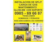 INSTALACION SPLIT