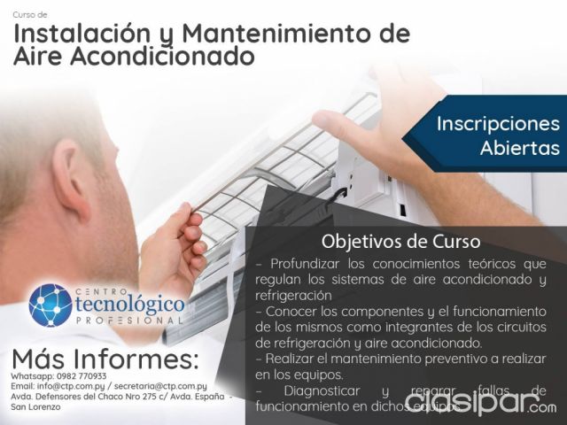 Otros cursos - Curso de Instalación y Mantenimiento de Aire Acondicionado en San Lorenzo