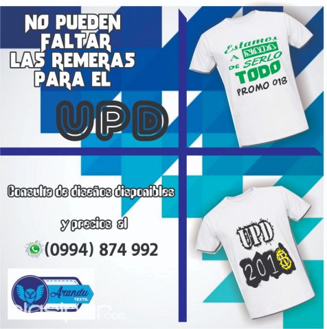 Confeccionamos Remeras y camisillas personalizadas para PROMOS y