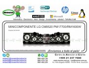 MINICOMPONENTE LG CM8520 PM17700/RM1600W